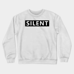SILENT TEXT Crewneck Sweatshirt